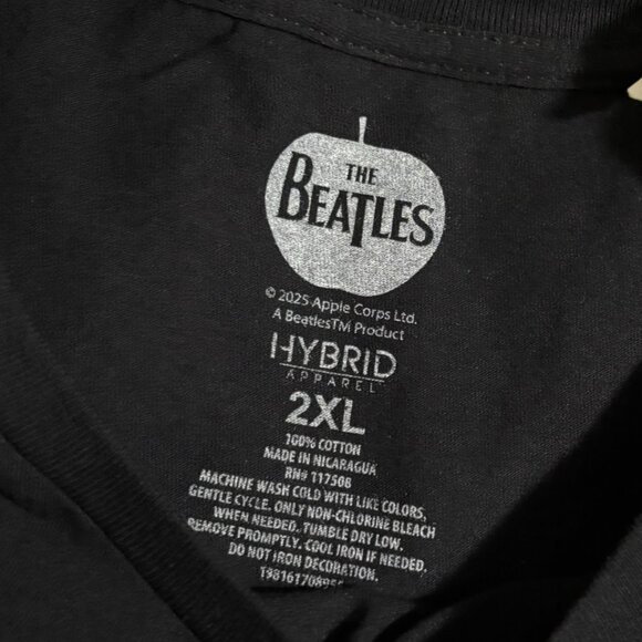 The Beatles Hybrid Abbey Road Graphic Band Tee – Black 2XL Hybrid Apparel - Picture 4 of 4